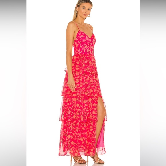 Gorgeous tiered Amanda Uprichard gown - Picture 3 of 4